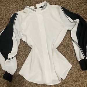 White event fancy blouse